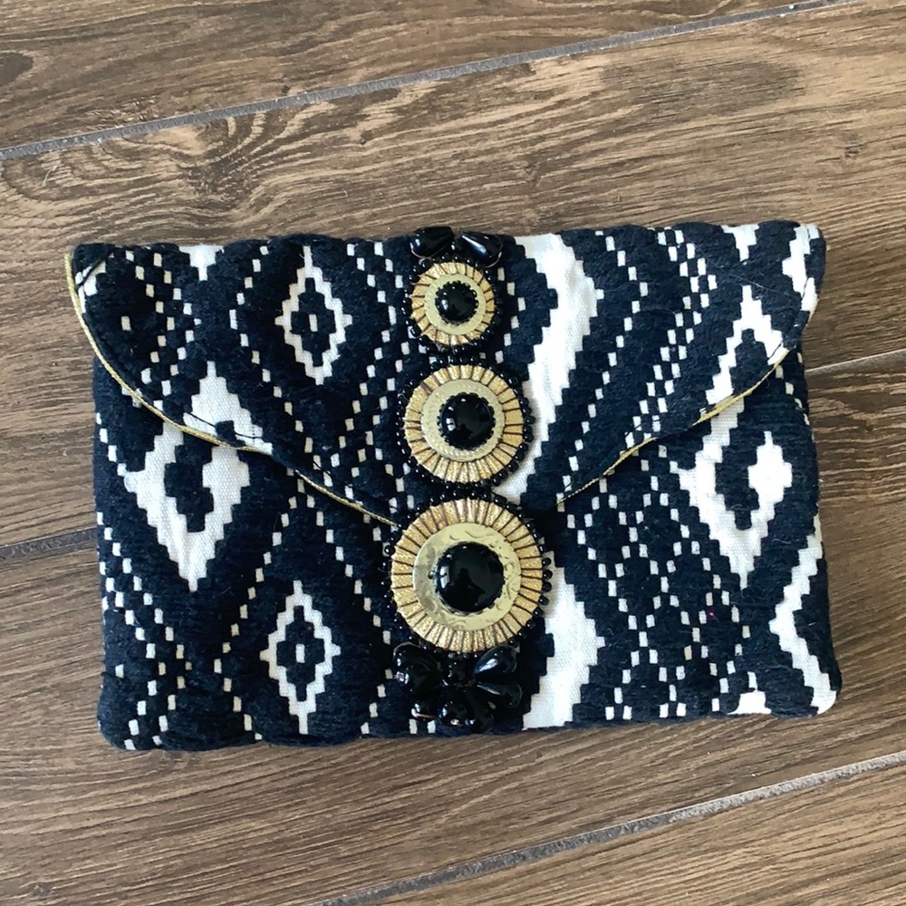 Beaded clutch Steve Madden